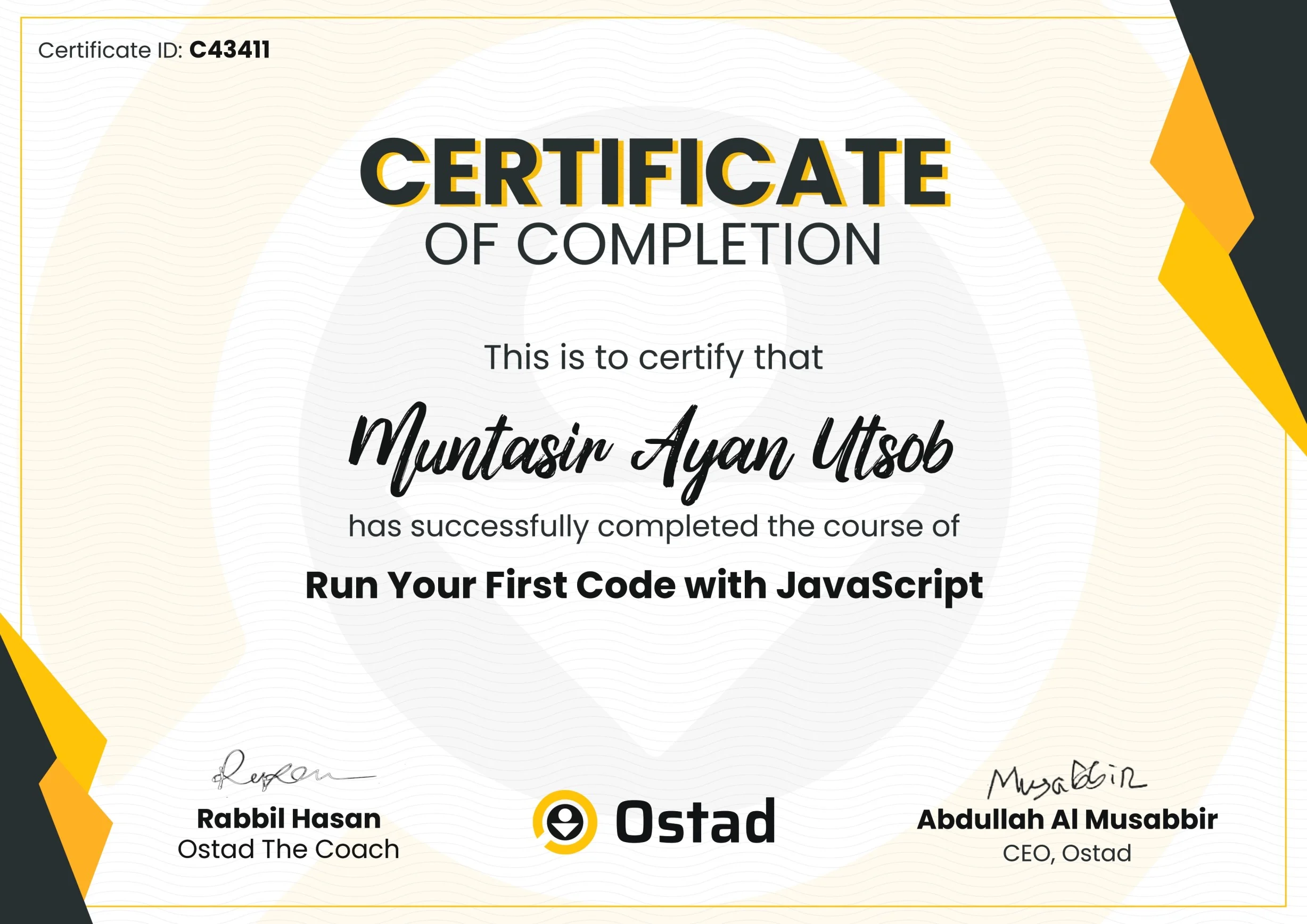 Run Your First Code with JavaScript